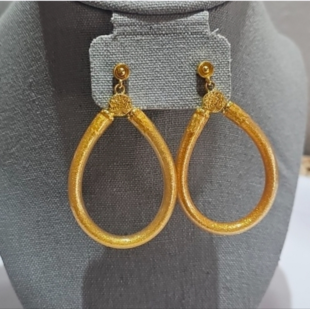 Buddha Bangles Womens Earrings. Gold Color